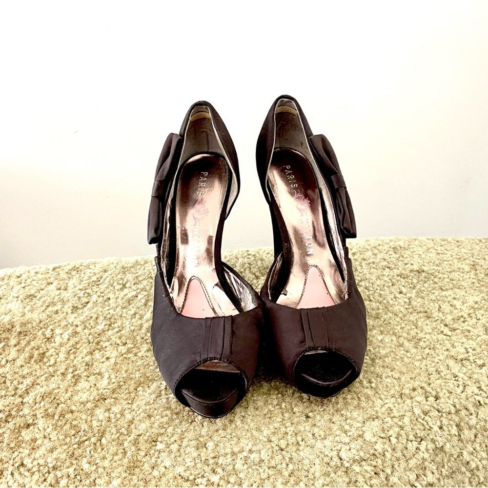 Paris Hilton Peep-Toe Heels